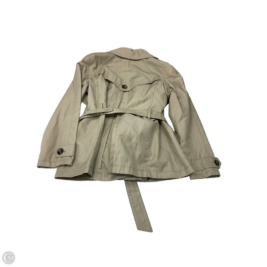 Coat Trench Coat By Jones New York In Beige, Size: L