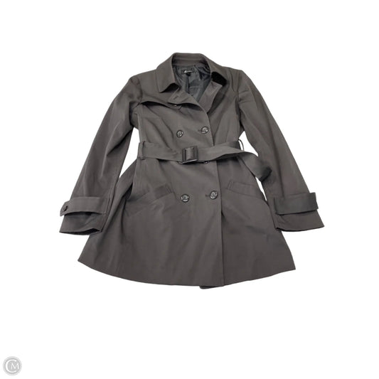 Coat Trench Coat By Ab Studio In Brown, Size: M