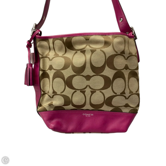 Crossbody Designer By Coach, Size: Large