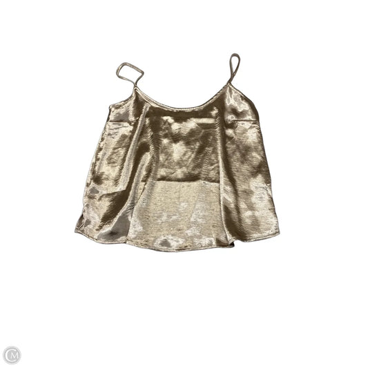 Top Sleeveless By Old Navy In Gold, Size: M