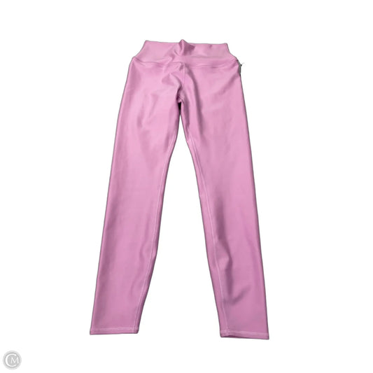 Athletic Leggings By Alo In Pink, Size: M