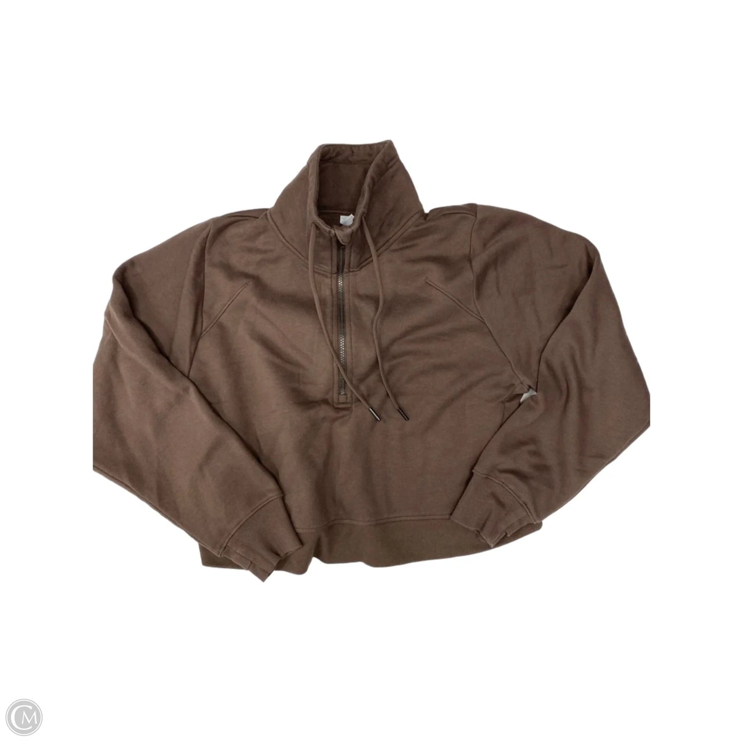 Athletic Sweatshirt Collar By All In Motion In Brown, Size: L