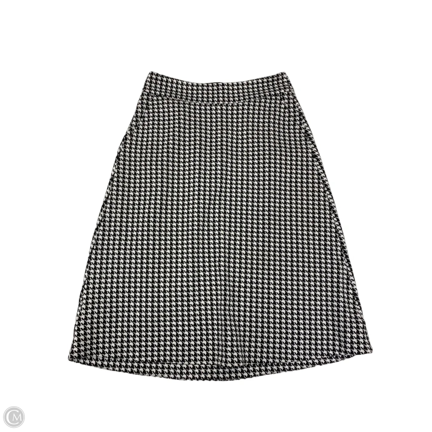 Skirt Midi By Cabi In Black & White, Size: 6