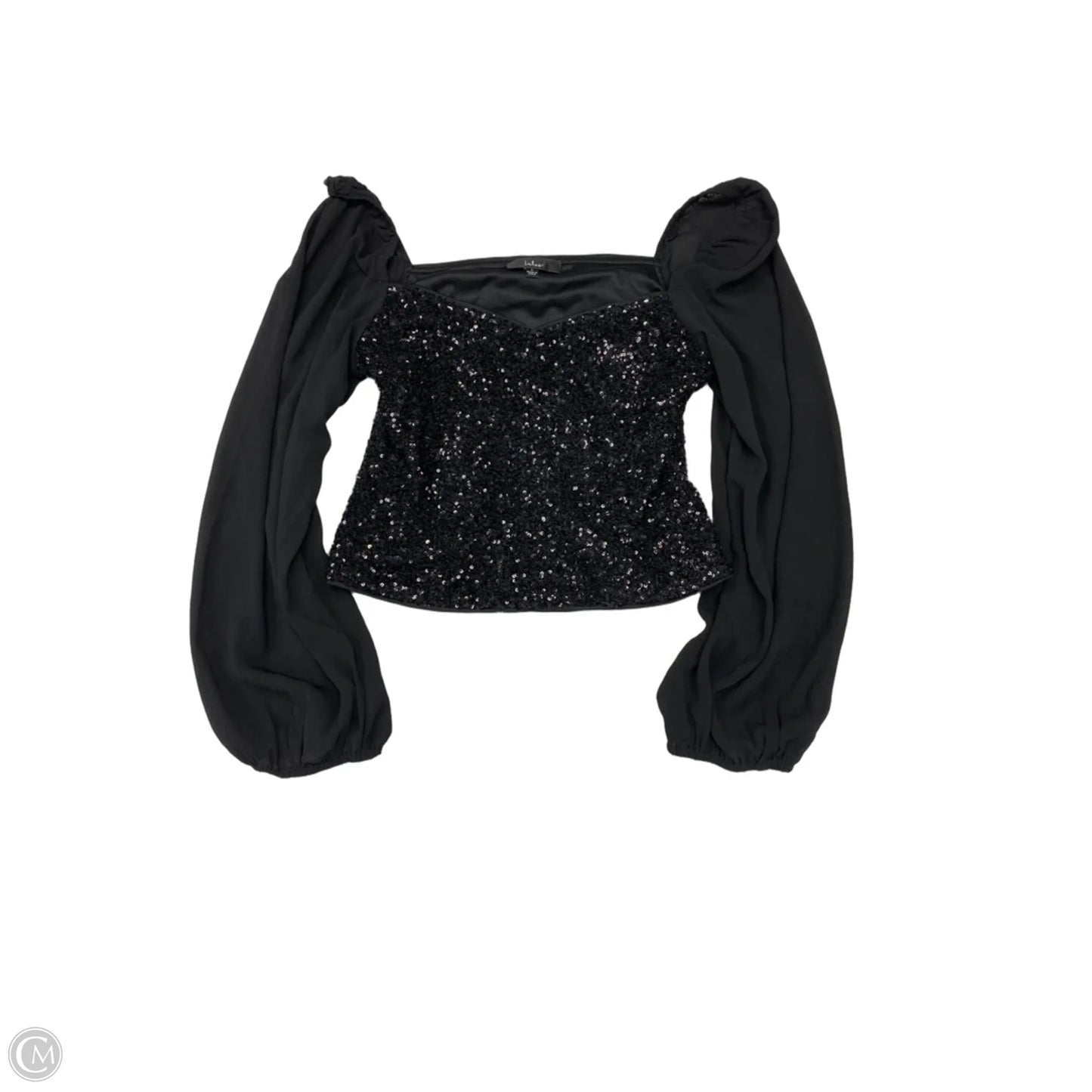 Top Long Sleeve By Lulus In Black, Size: L