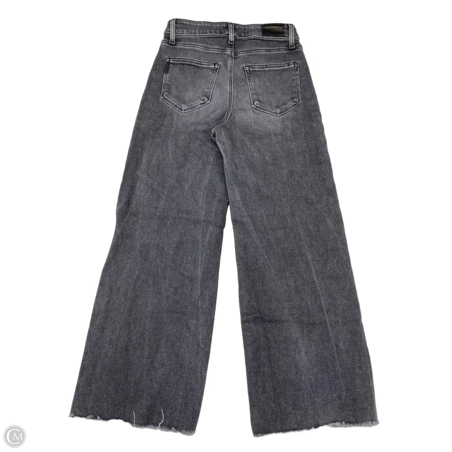 Jeans Wide Leg By Paige In Grey Denim, Size: 8