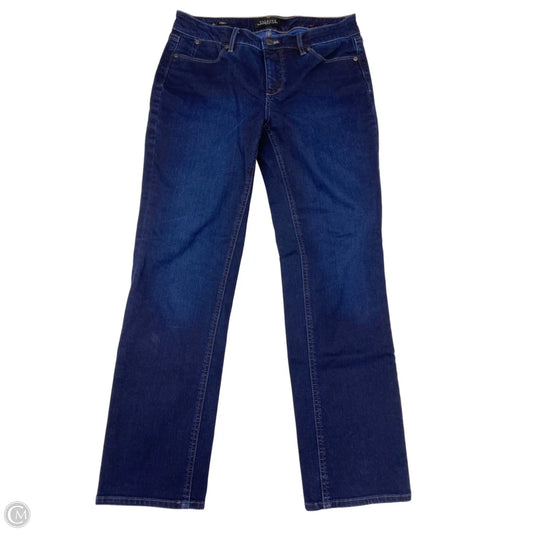 Jeans Straight By Talbots In Blue Denim, Size: 6p