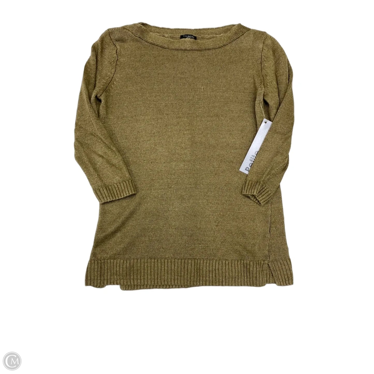 Sweater By Talbots In Green, Size: Sp