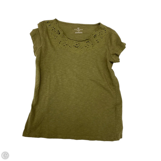 Top Short Sleeve By Talbots In Green, Size: Sp