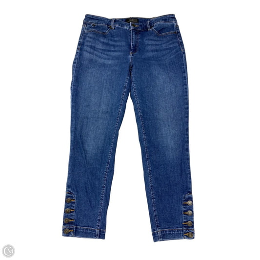 Jeans Skinny By Talbots In Blue Denim, Size: 8