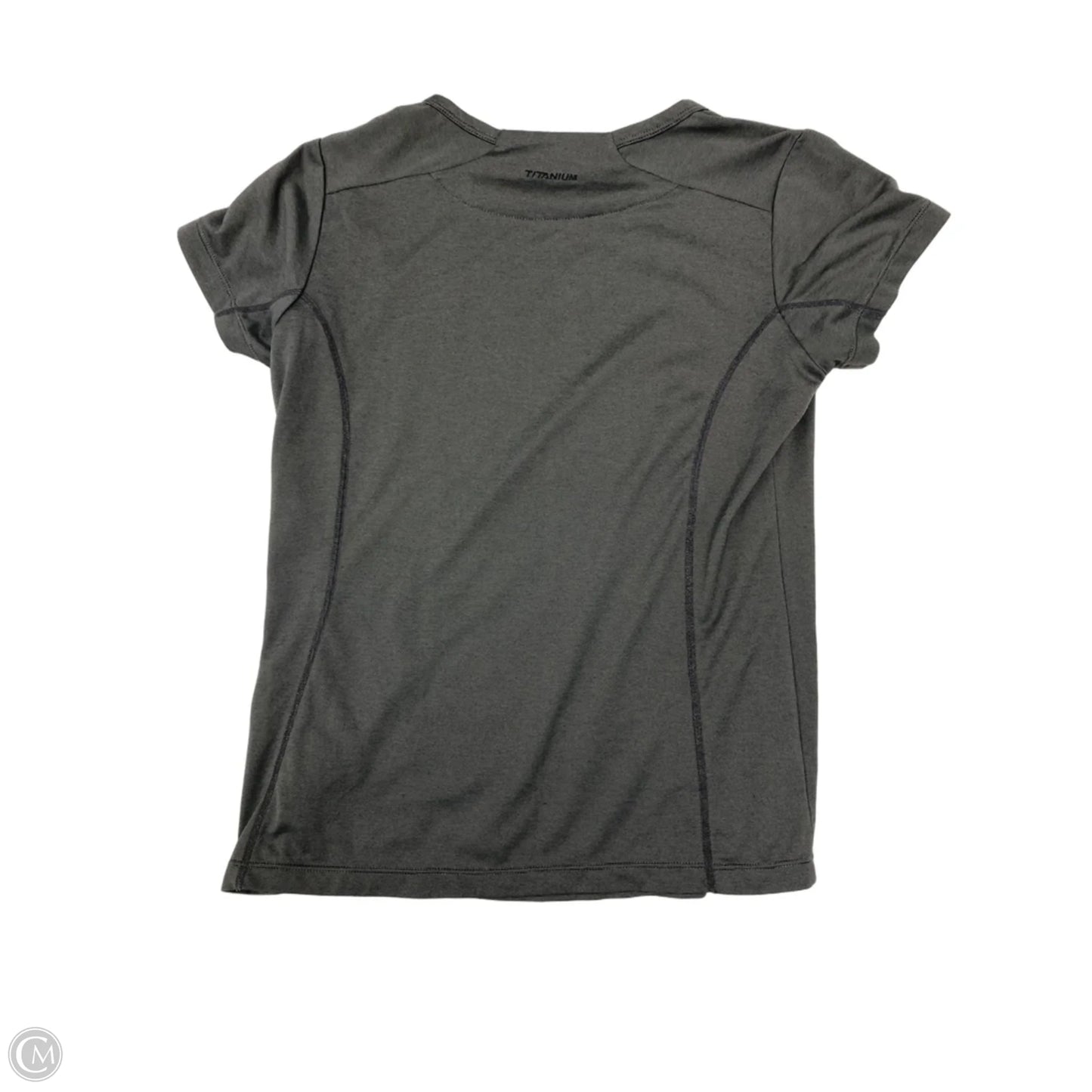 Athletic Top Short Sleeve By Columbia In Grey, Size: S