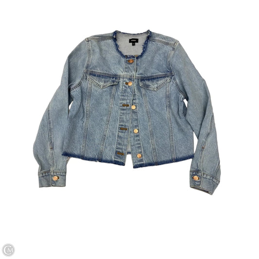 Jacket Denim By Express In Blue Denim, Size: M