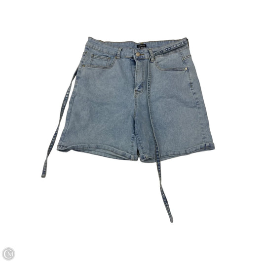 Shorts By Bebe In Blue Denim, Size: 12