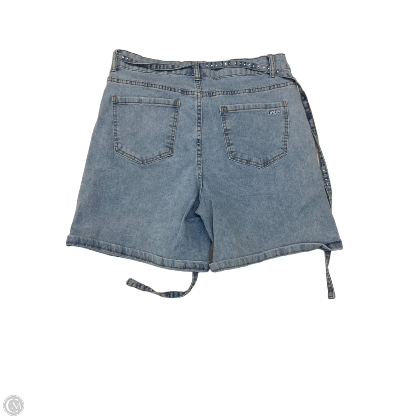 Shorts By Bebe In Blue Denim, Size: 12