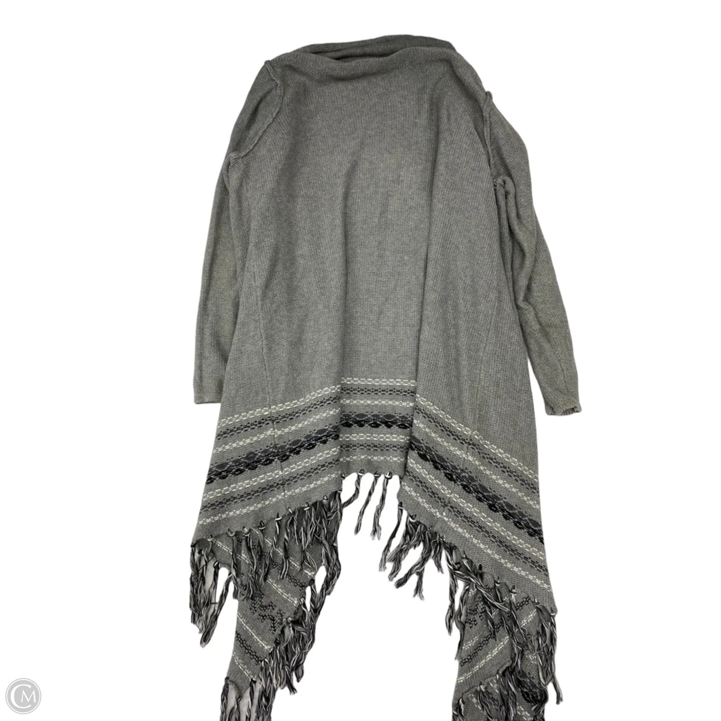 Sweater Cardigan By Cabi In Grey, Size: M