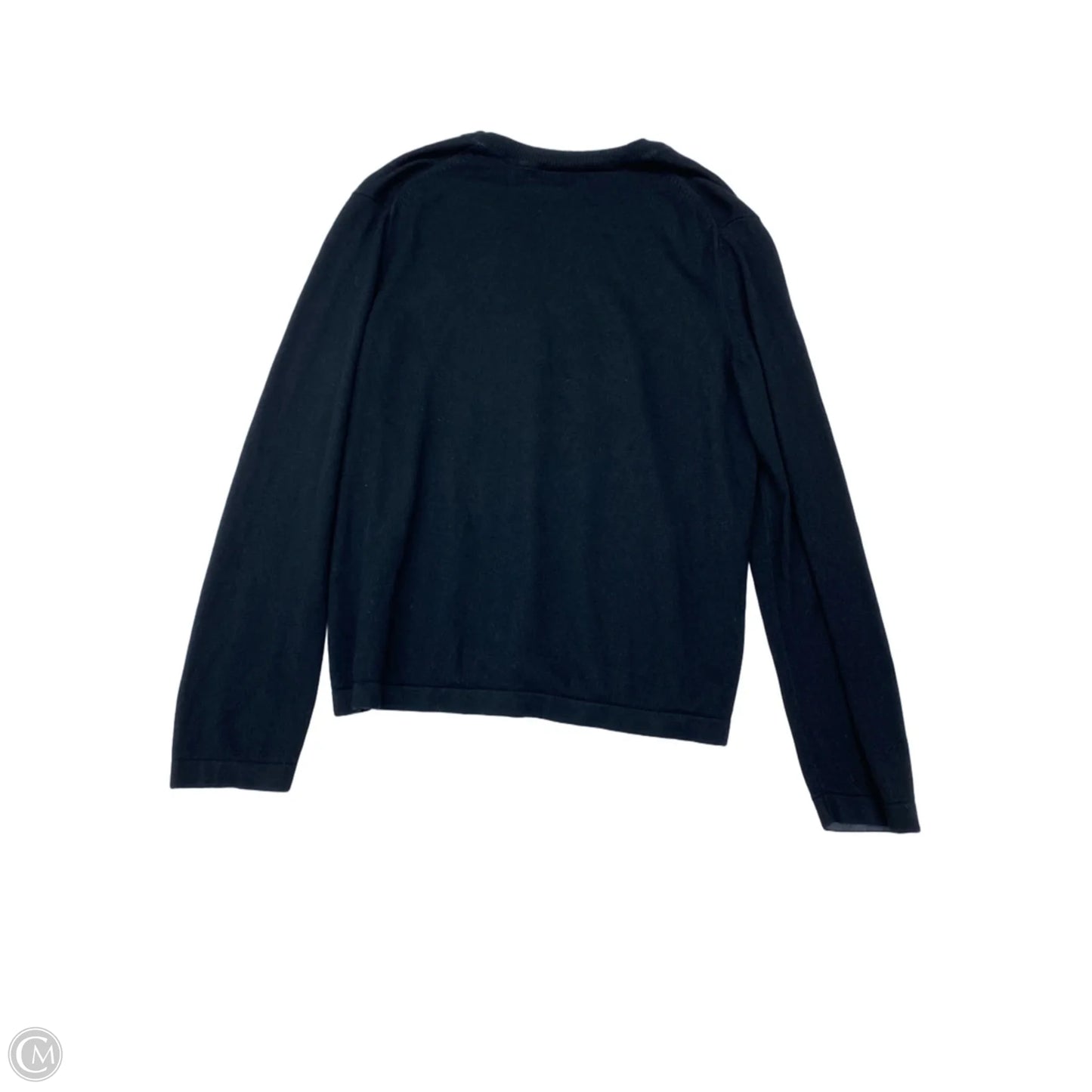 Top Long Sleeve By Banana Republic In Black, Size: L