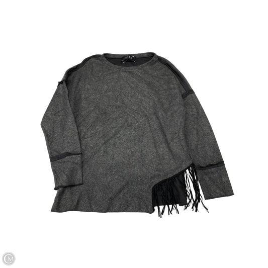 Top Long Sleeve By Clothes Mentor In Grey, Size: M