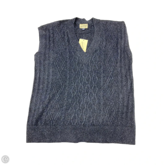 Sweater Short Sleeve By Universal Thread In Navy, Size: M