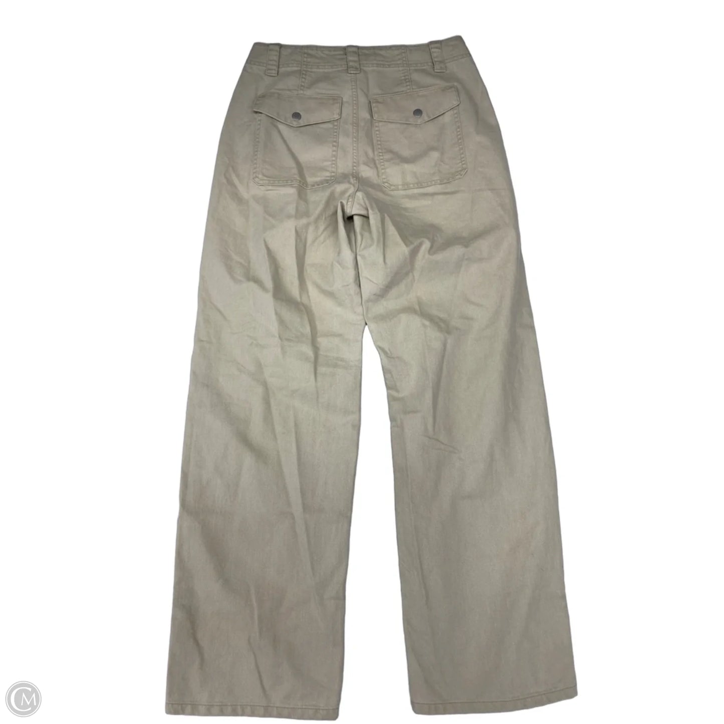Jeans Wide Leg By Universal Thread In Cream Denim, Size: 6