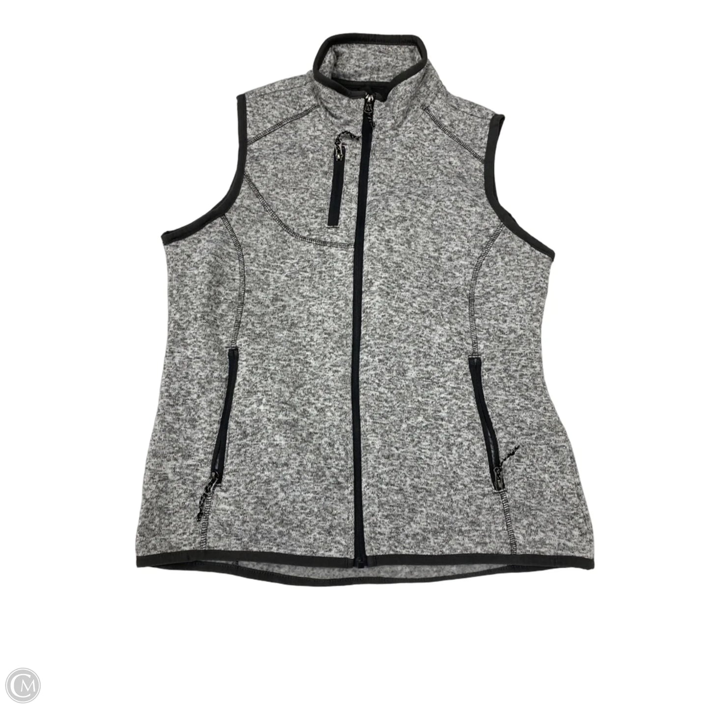 Vest Other By Clothes Mentor In Grey, Size: M