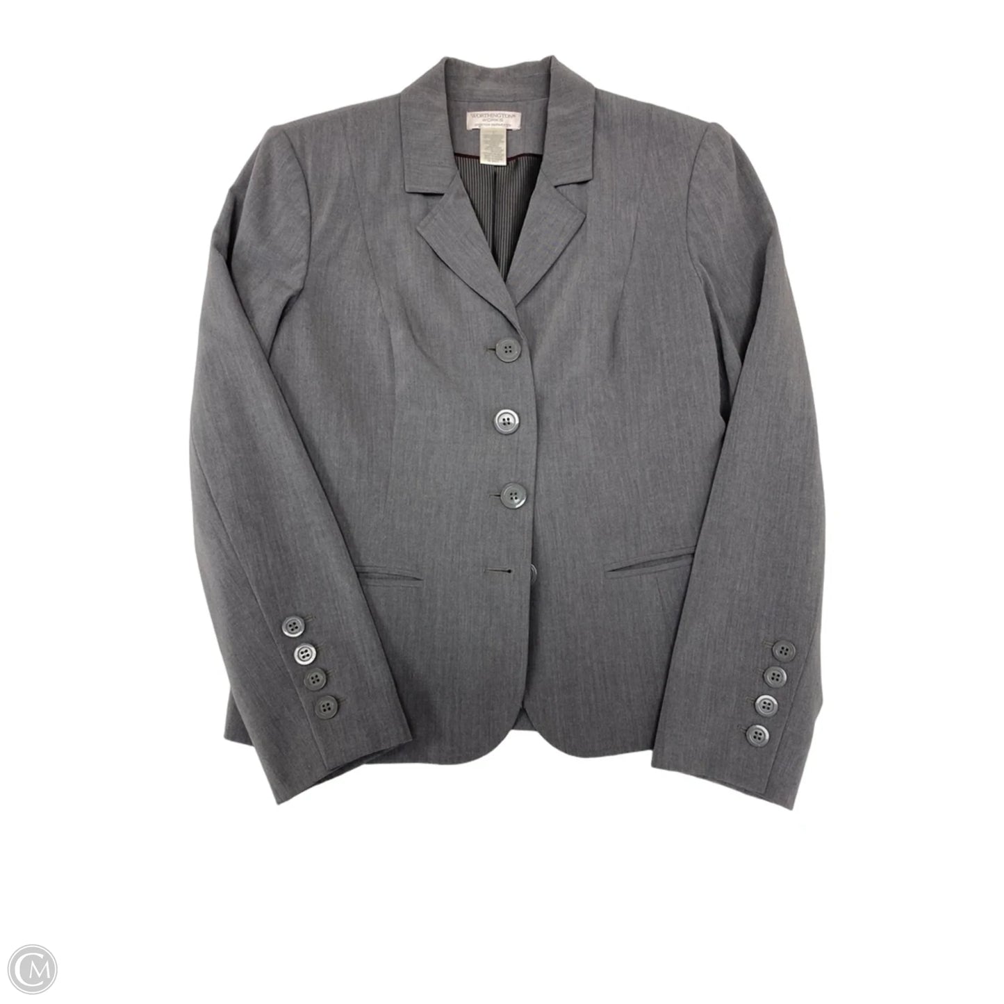 Blazer By Worthington In Grey, Size: S