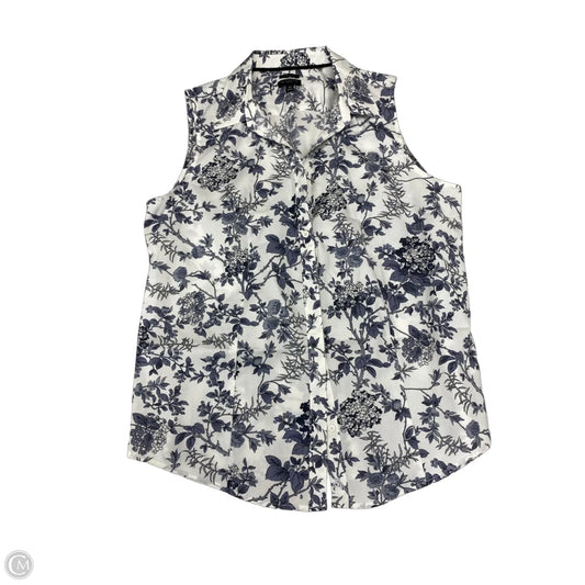 Top Sleeveless By Talbots In Floral Print, Size: Mp