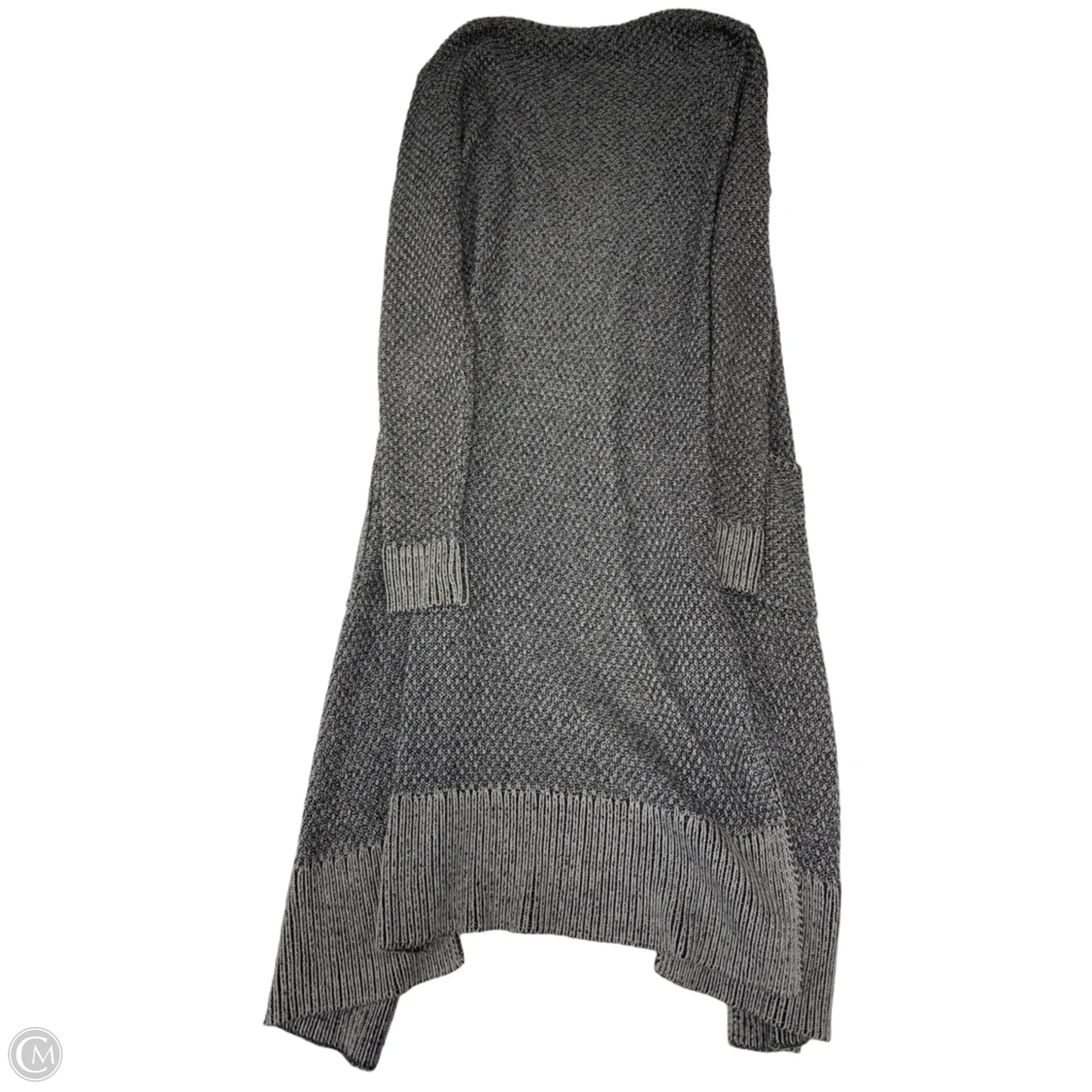 Sweater Cardigan By Cabi In Black & Grey, Size: S