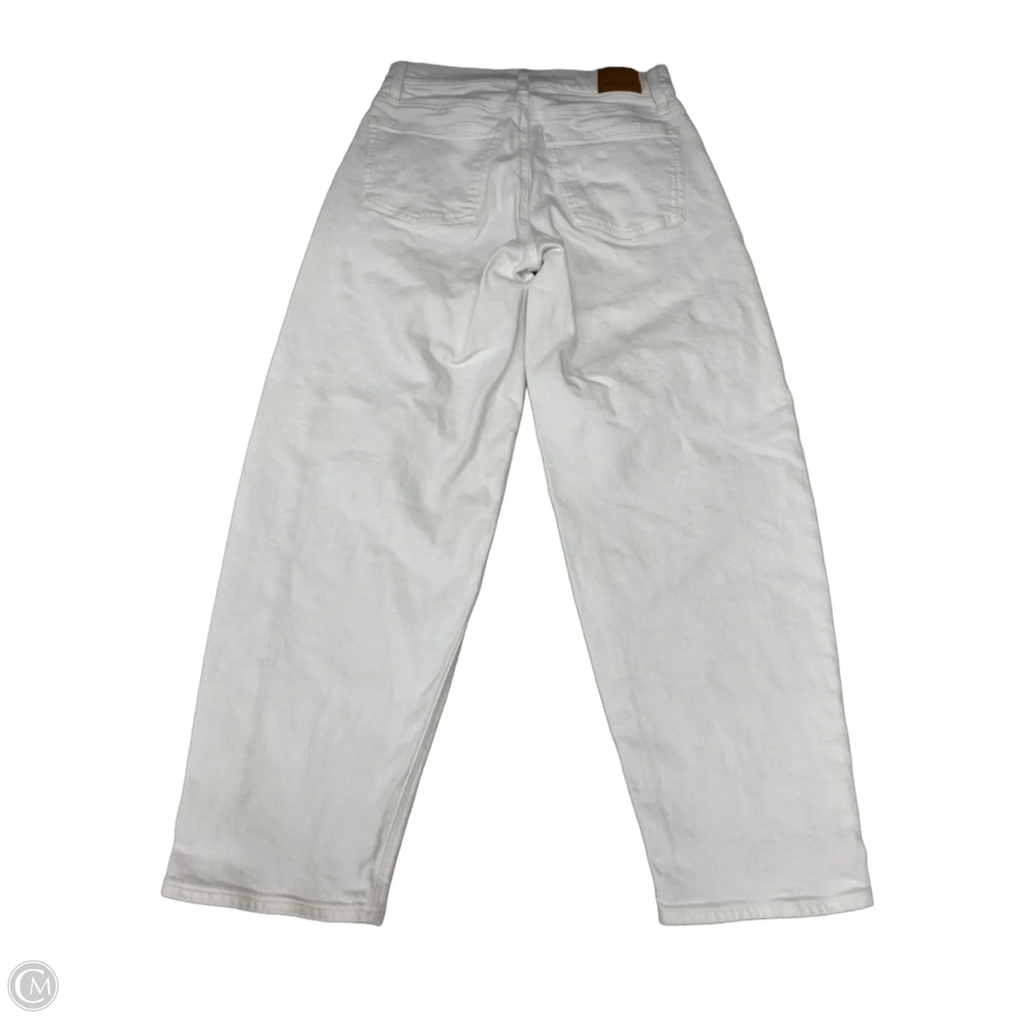 Jeans Wide Leg By American Eagle In White Denim, Size: 0
