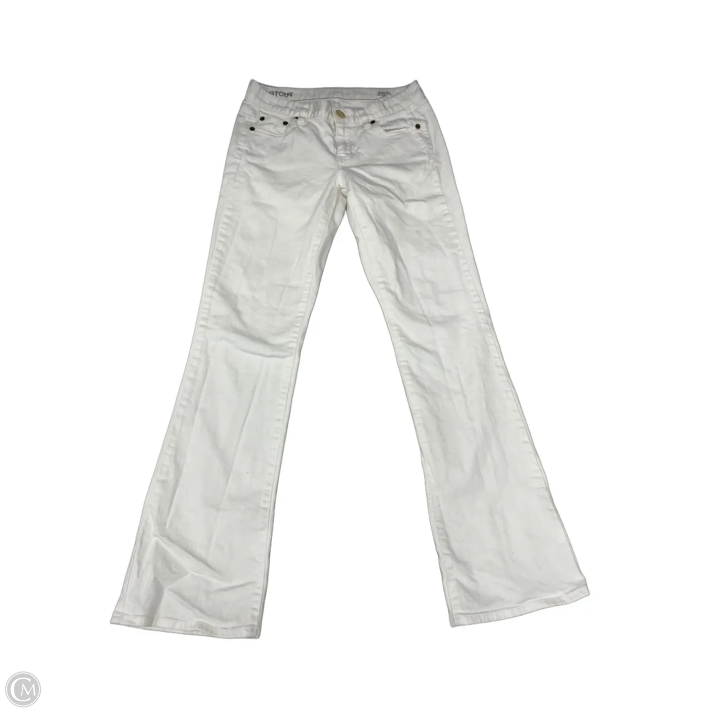 Jeans Boot Cut By J. Crew In White Denim, Size: 4