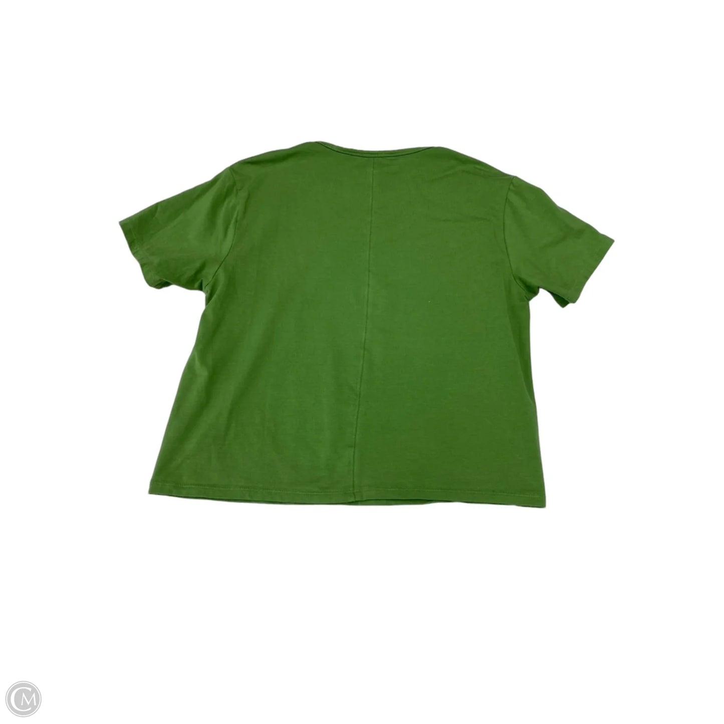 Athletic Top Short Sleeve By Athleta In Green, Size: M