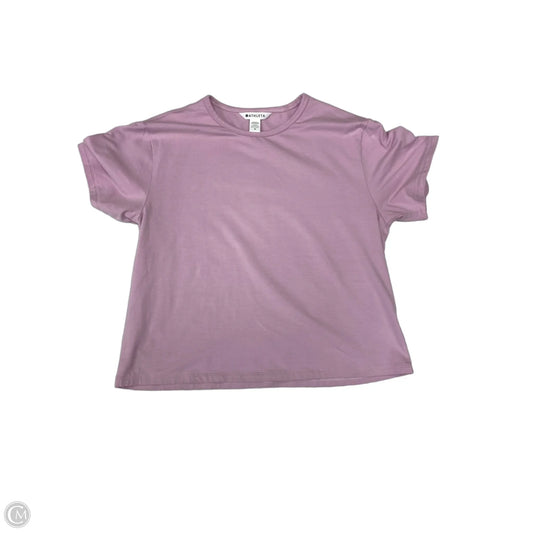 Athletic Top Short Sleeve By Athleta In Pink, Size: M