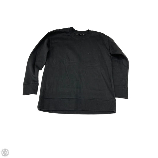 Sweatshirt Crewneck By Banana Republic In Black, Size: Xs