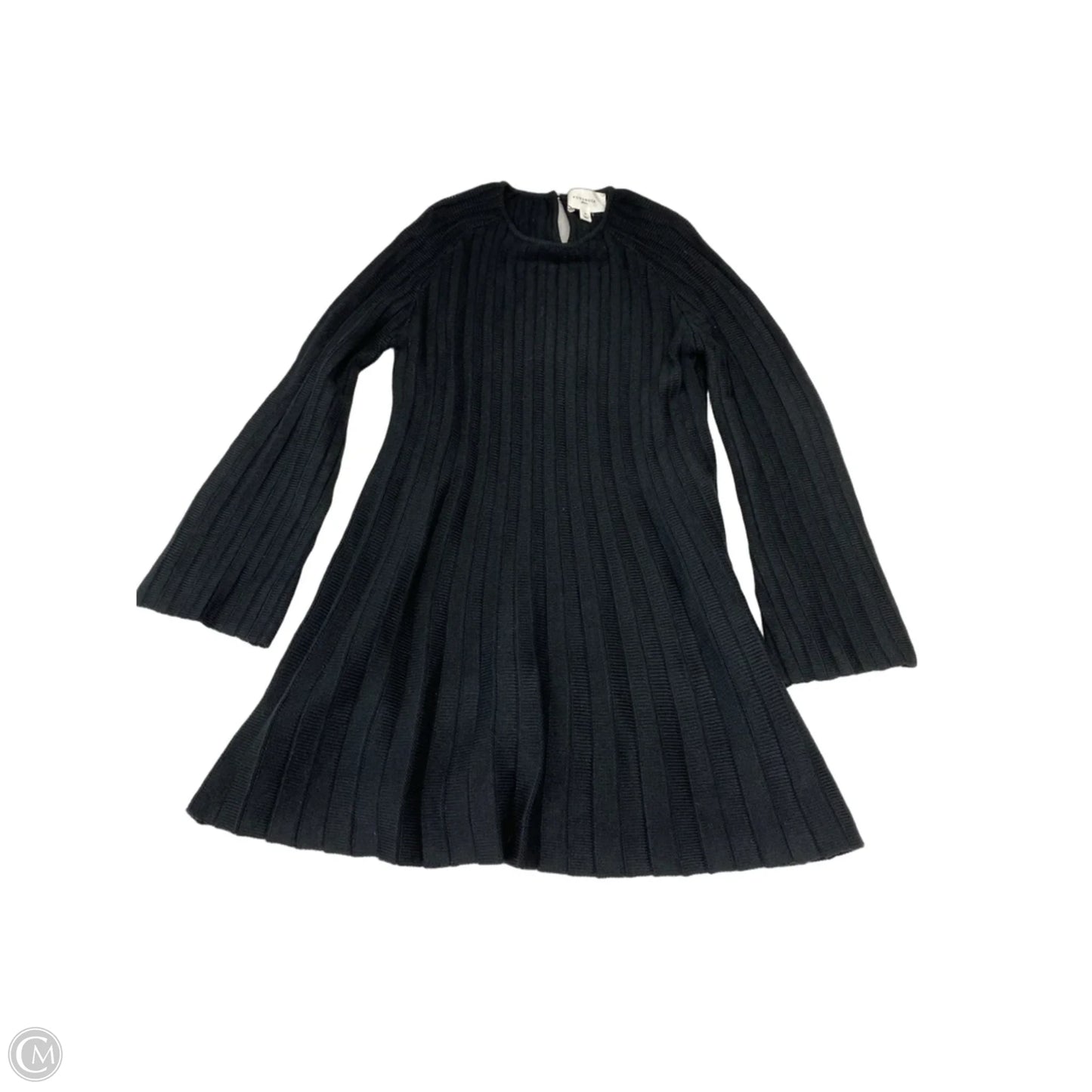 Sweater Short Sleeve By Pomander Place In Black, Size: S