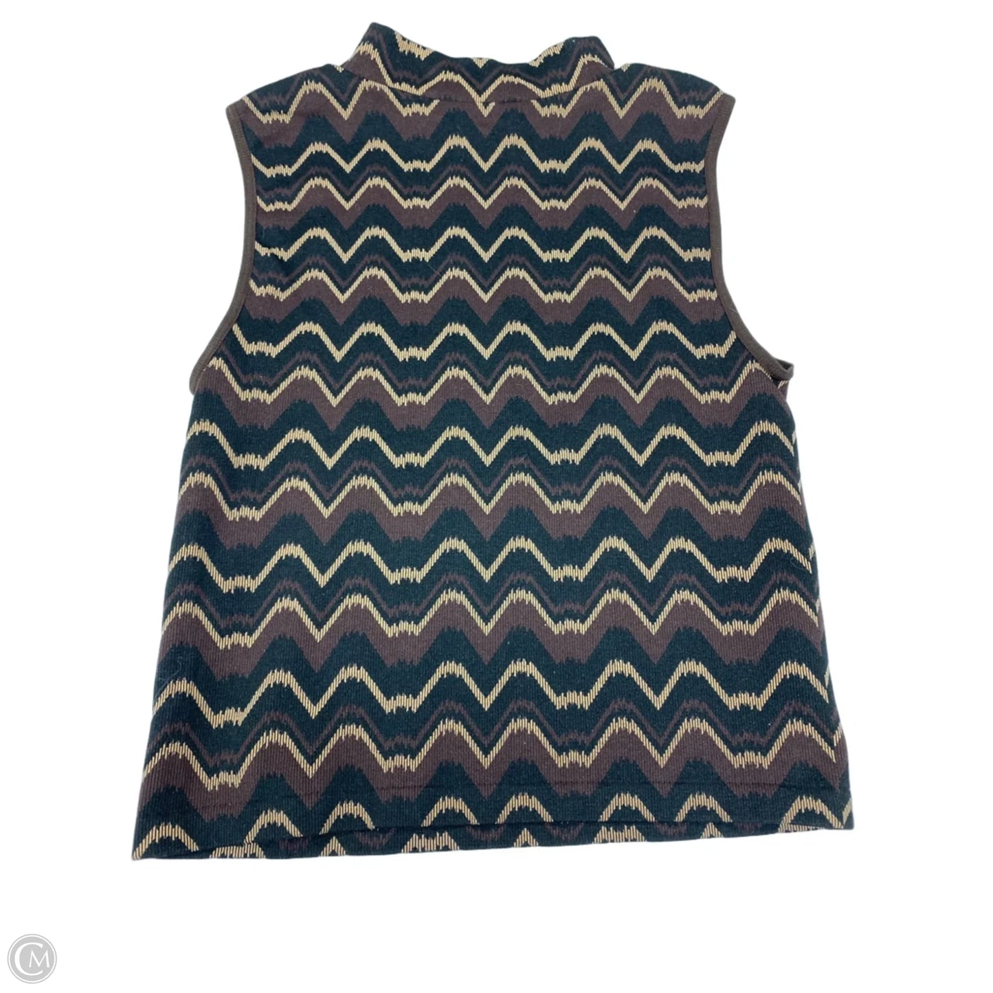 Top Sleeveless By Willow & Root In Brown, Size: M