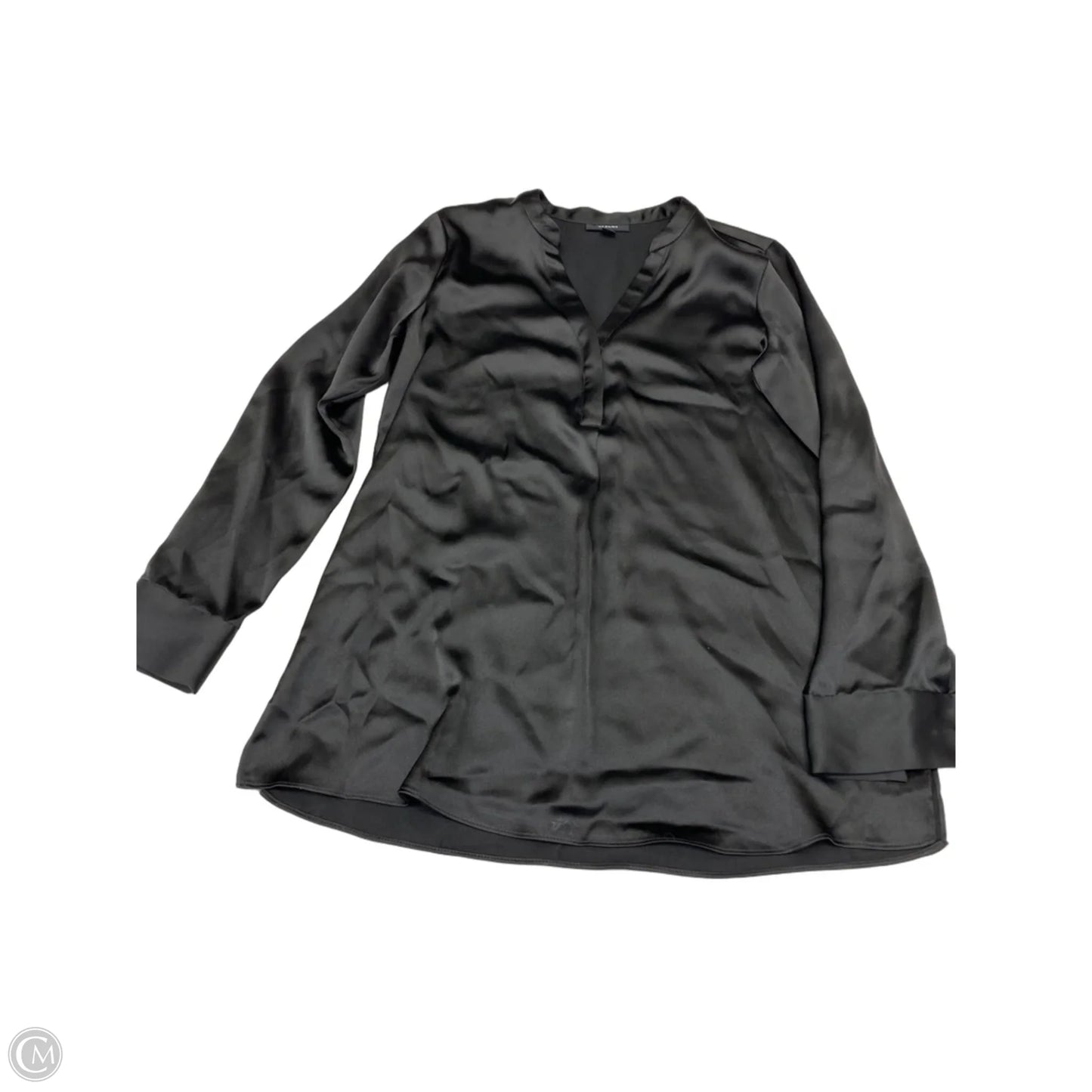 Blouse Long Sleeve By Alfani In Black, Size: S
