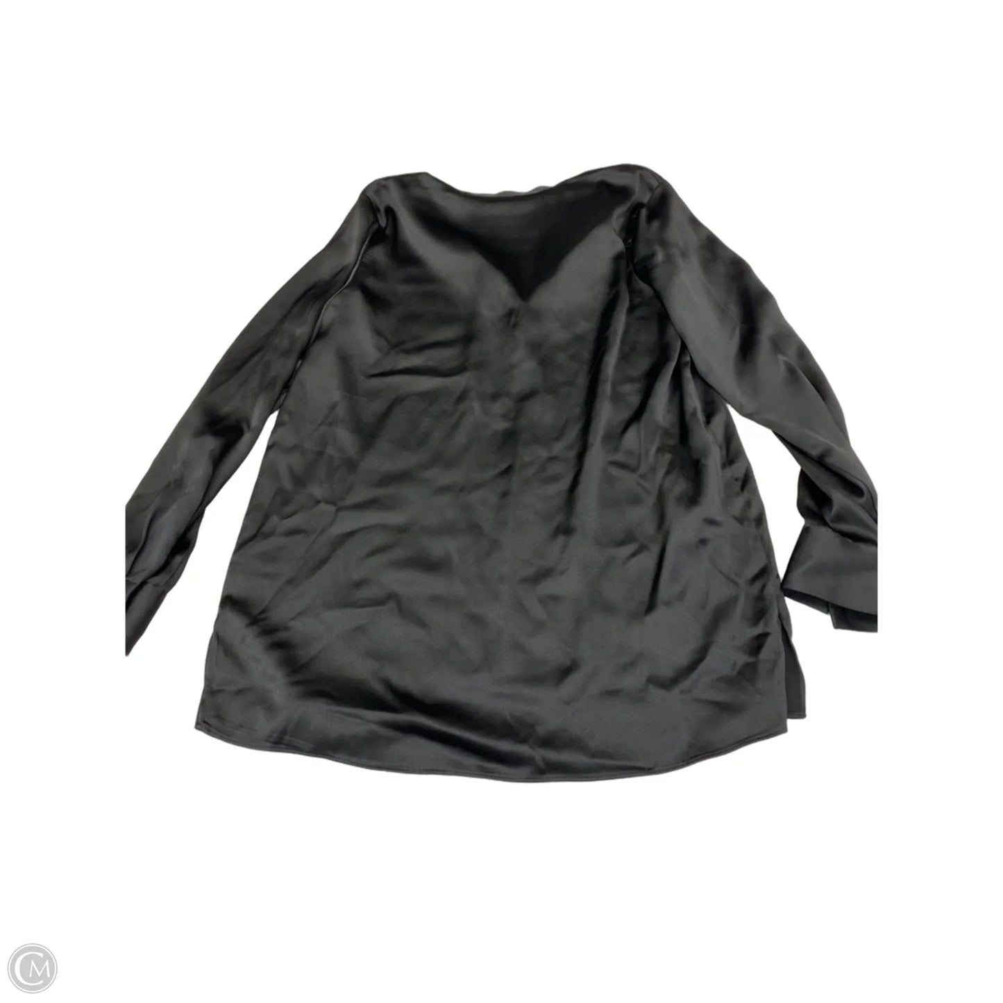 Blouse Long Sleeve By Alfani In Black, Size: S