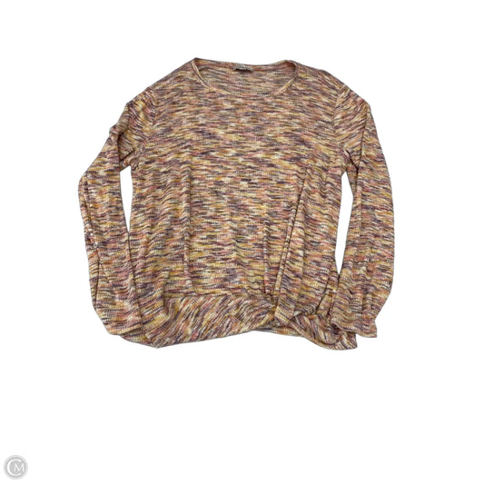 Top Long Sleeve By Loft In Multi-colored, Size: Xl