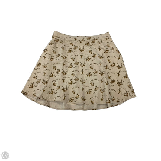Skirt Mini & Short By Wishlist In Floral Print, Size: 14