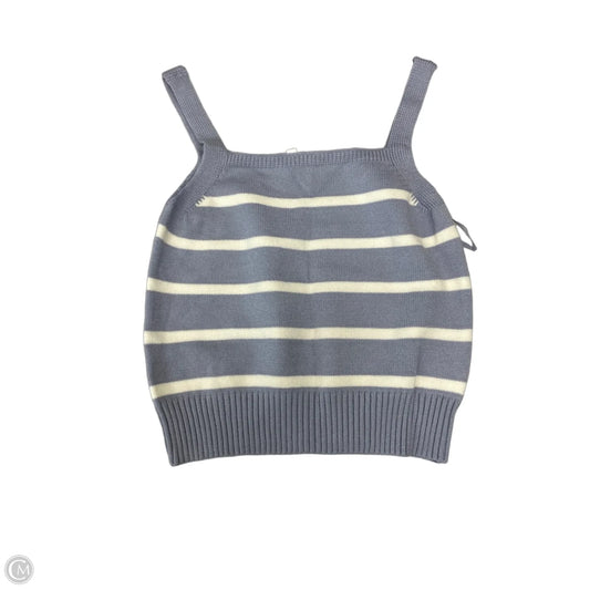 Top Sleeveless By Wishlist In Striped Pattern, Size: S