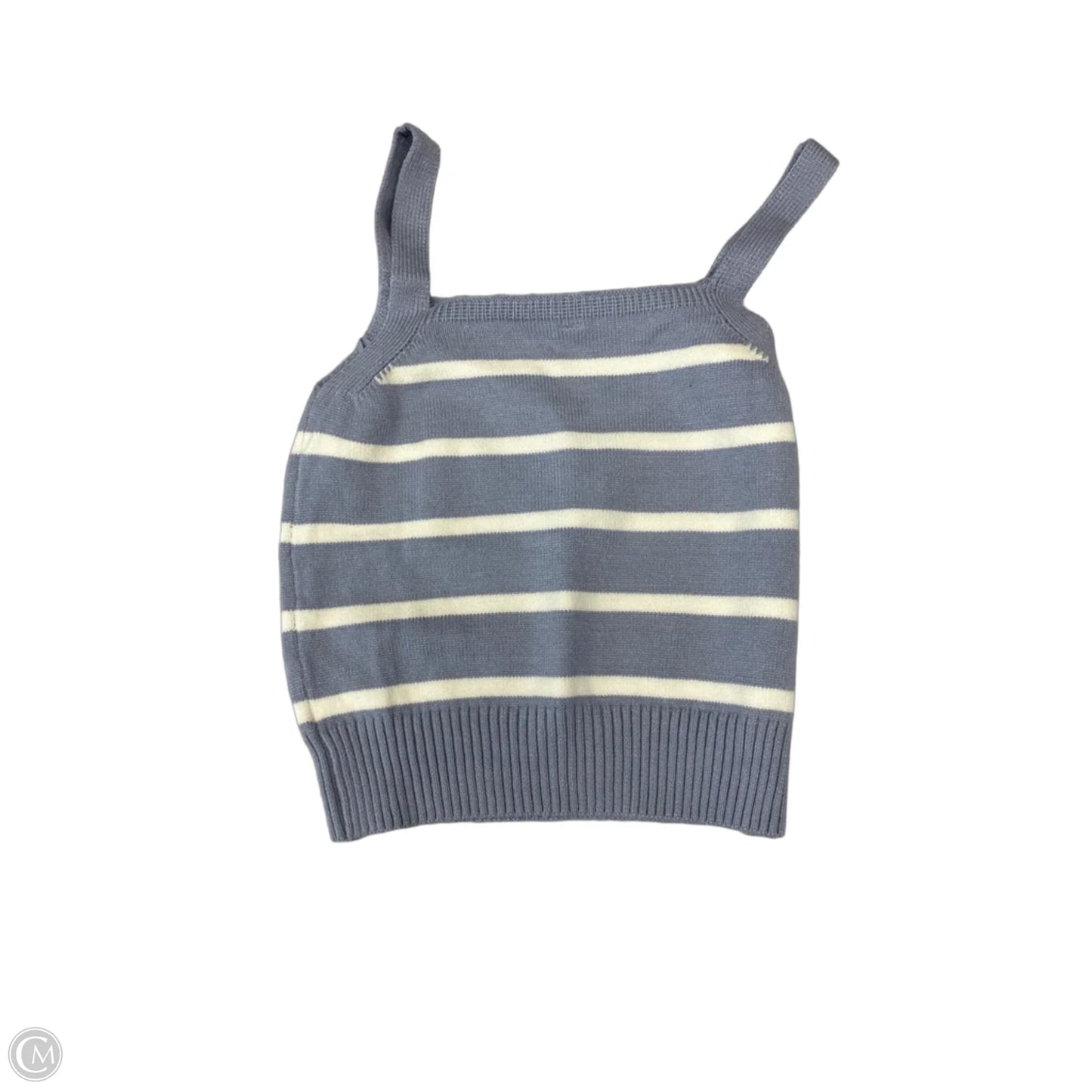 Top Sleeveless By Wishlist In Striped Pattern, Size: S