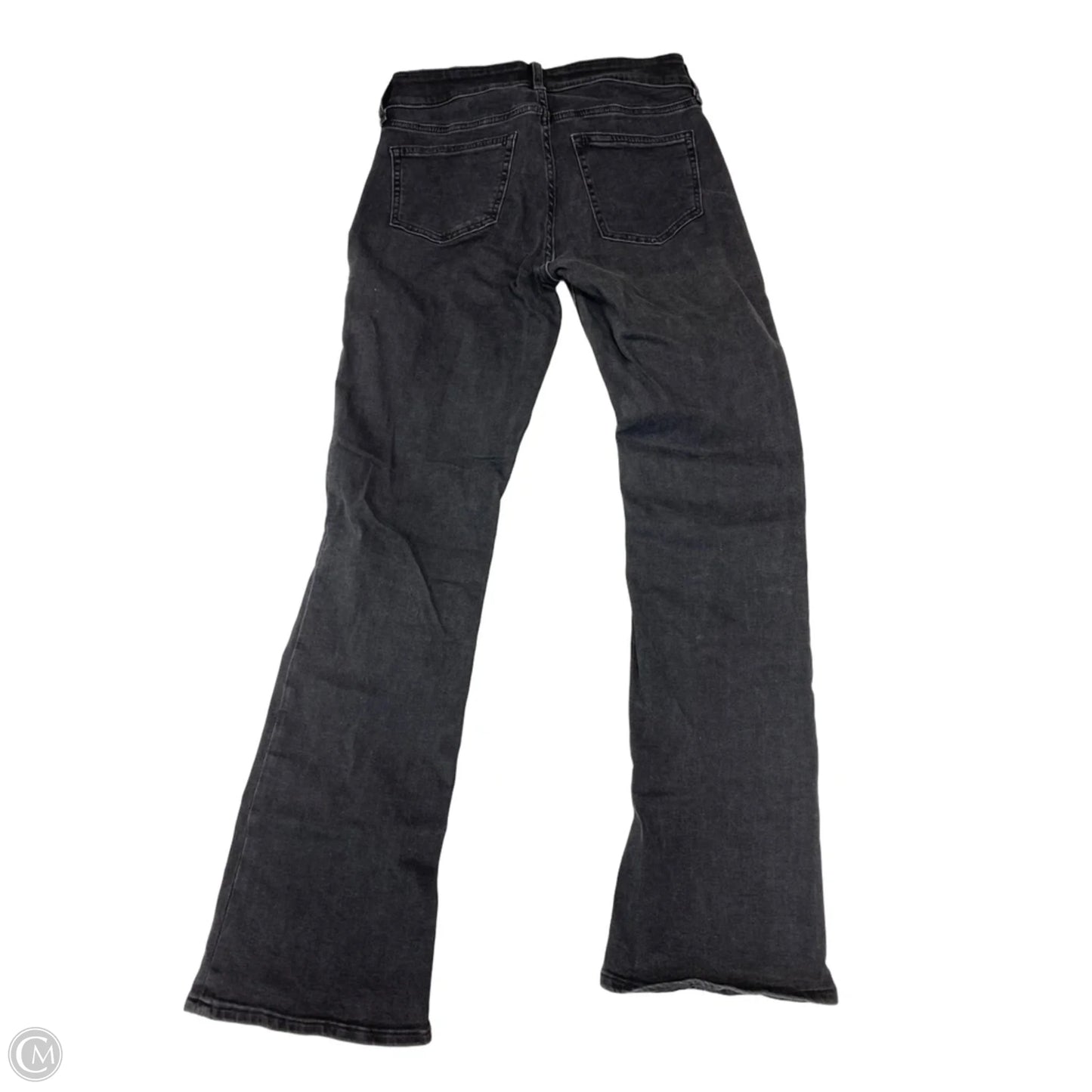 Jeans Boot Cut By Gap In Black Denim, Size: 8