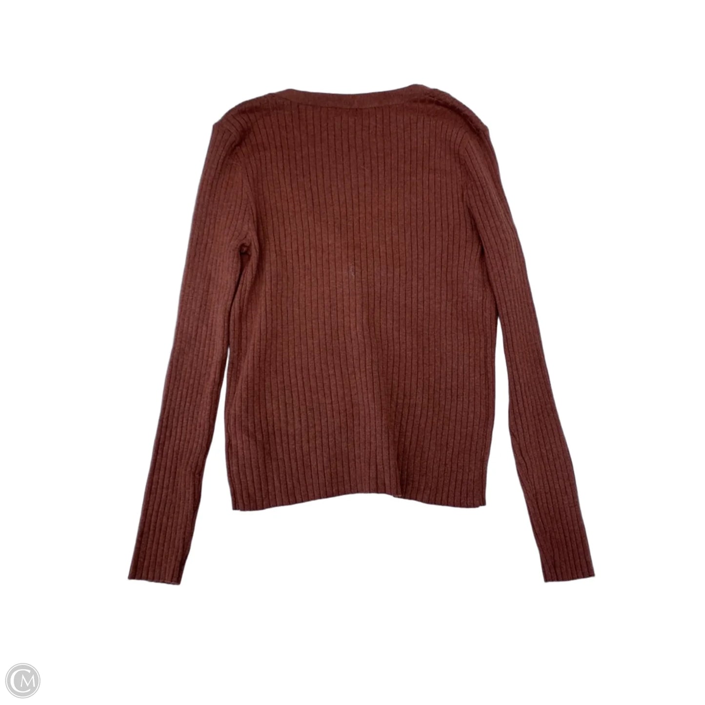 Sweater Cardigan By A New Day In Brown, Size: L