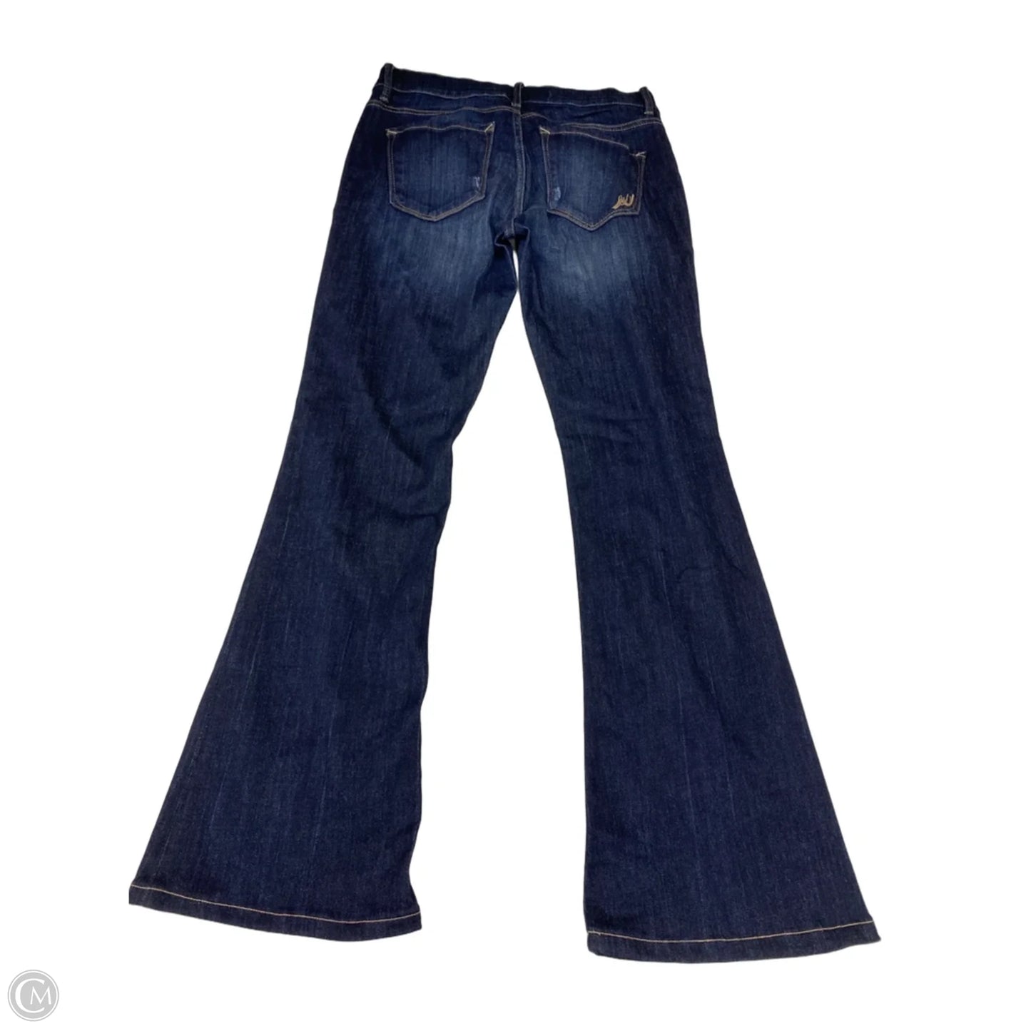 Jeans Flared By Express In Blue Denim, Size: 6