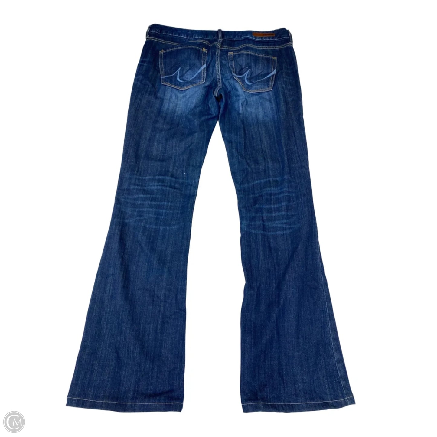Jeans Flared By Express In Blue Denim, Size: 6