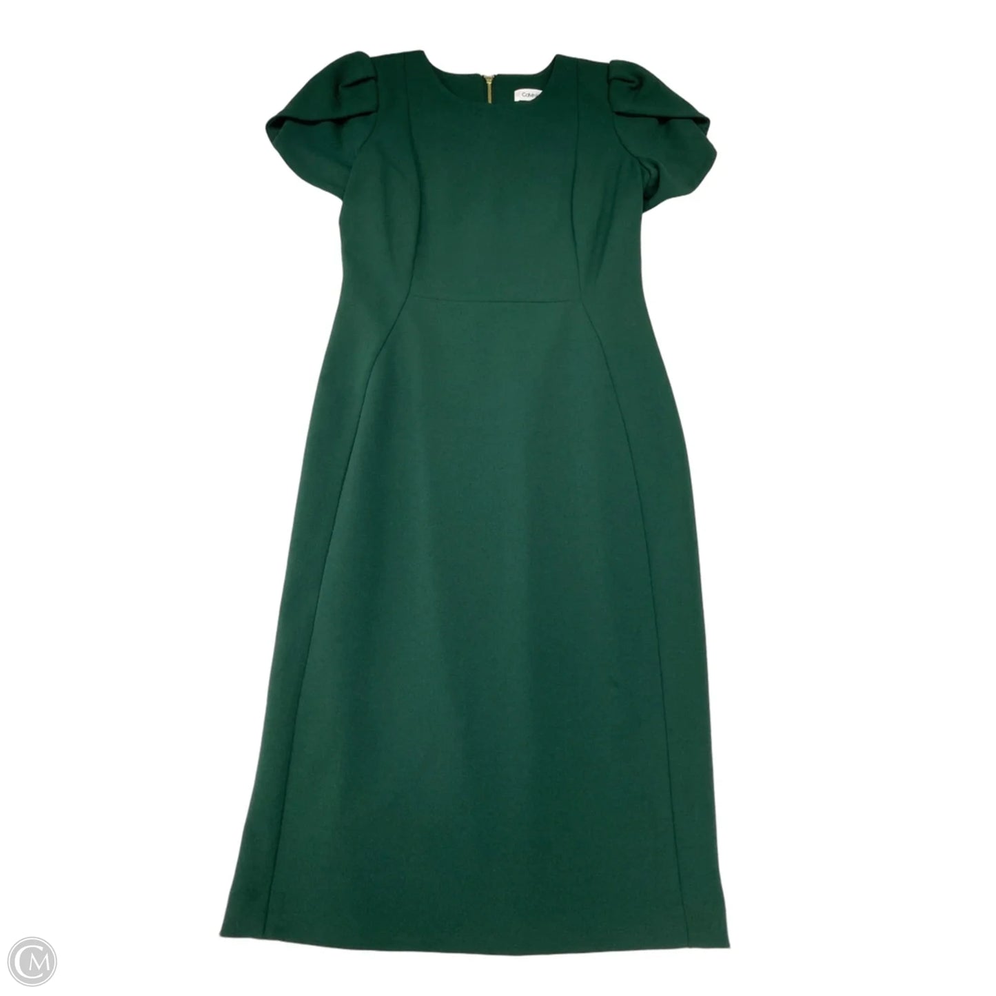 Dress Work By Calvin Klein In Green, Size: Xs