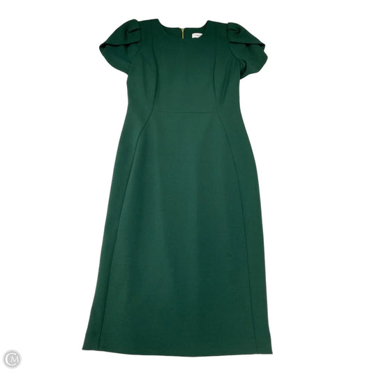 Dress Work By Calvin Klein In Green, Size: Xs