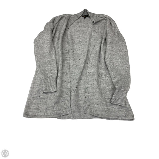 Sweater Cardigan Designer By Frye In Grey, Size: L