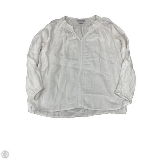 Top Long Sleeve By Rachel Zoe In White, Size: M