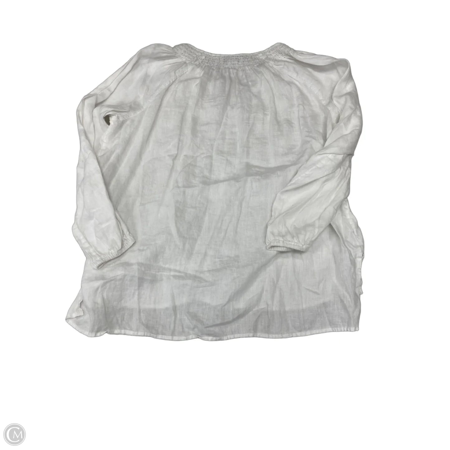 Top Long Sleeve By Rachel Zoe In White, Size: M