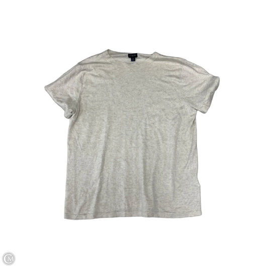 Top Short Sleeve Basic By J. Crew In Cream, Size: M