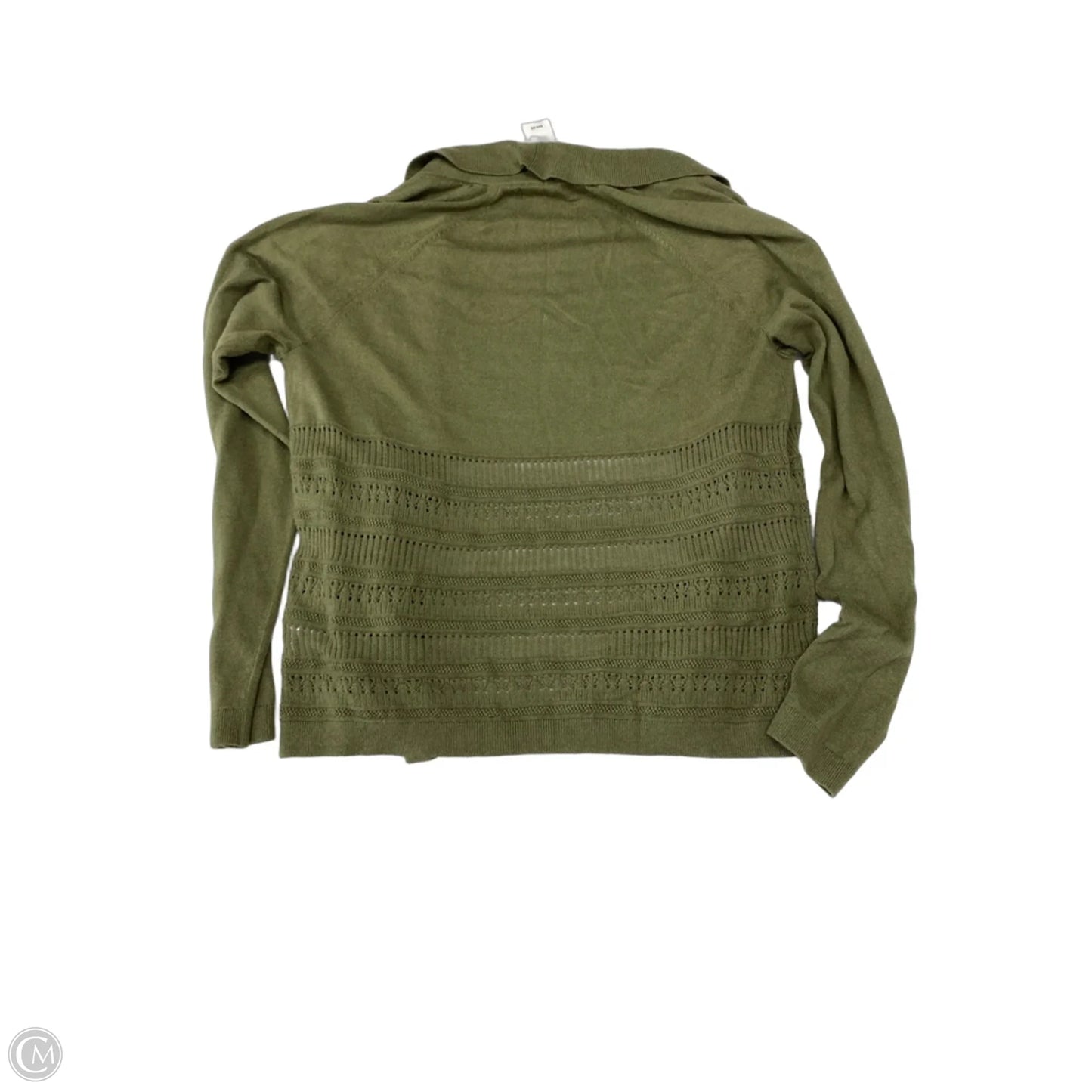 Sweater Cardigan By Banana Republic In Green, Size: S